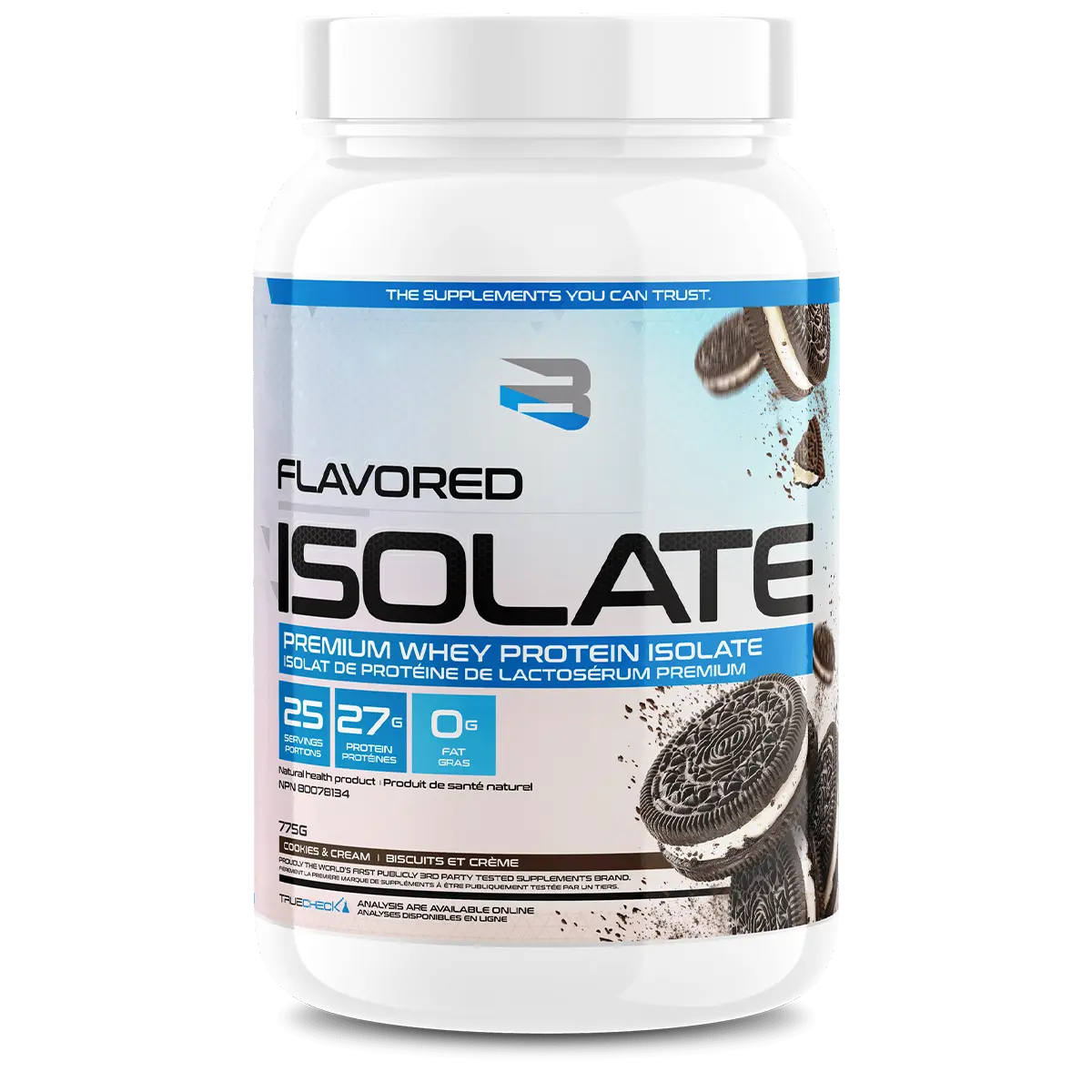 Believe Flavored Isolate – Isolat de Protéine de Lactosérum Premium