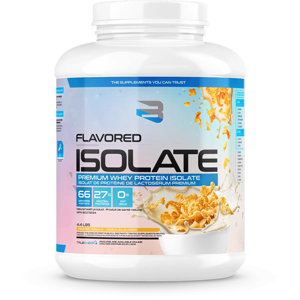 BELIEVE - PROTEIN ISOLATE - 4.4 lbs