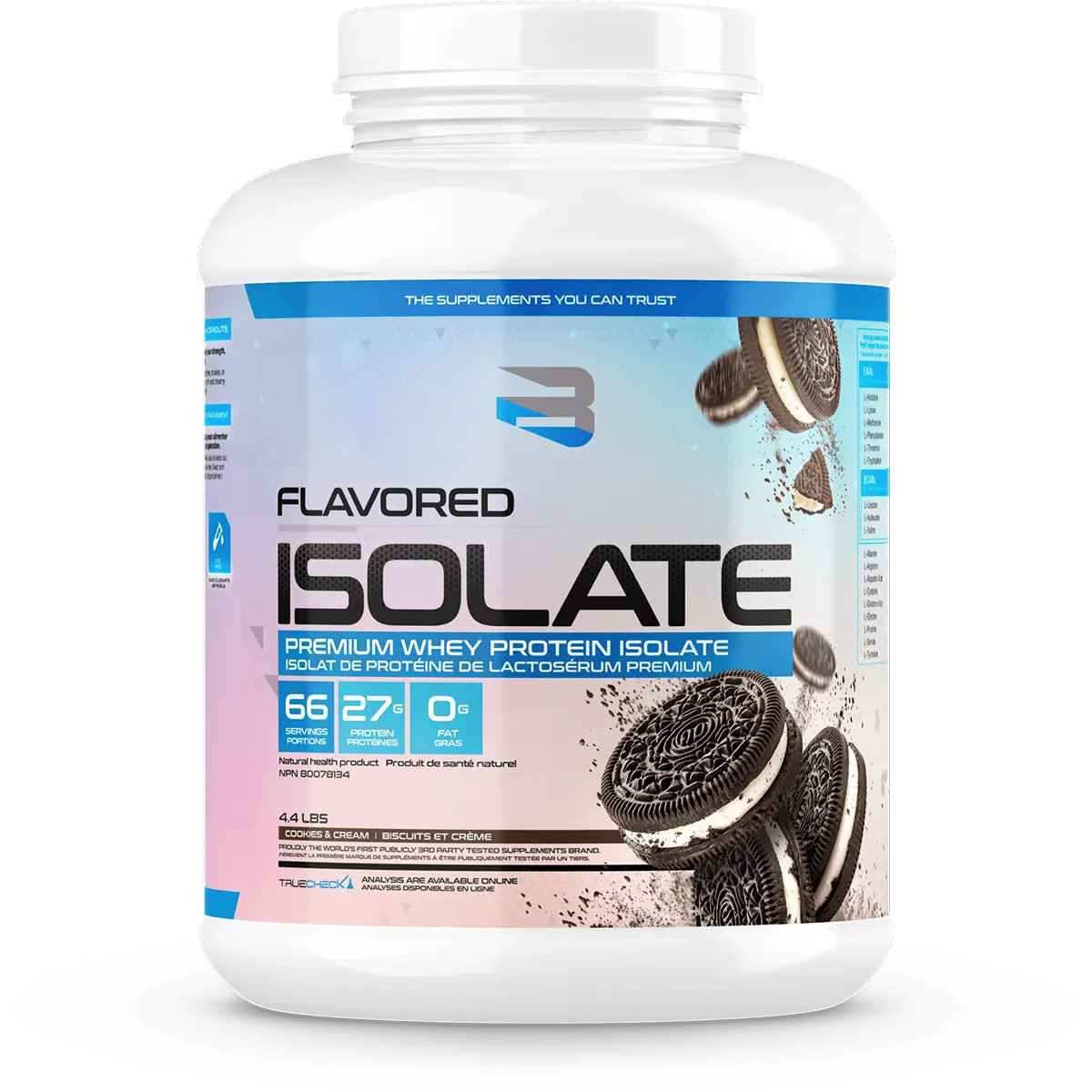 BELIEVE - PROTEIN ISOLATE - 4.4 lbs