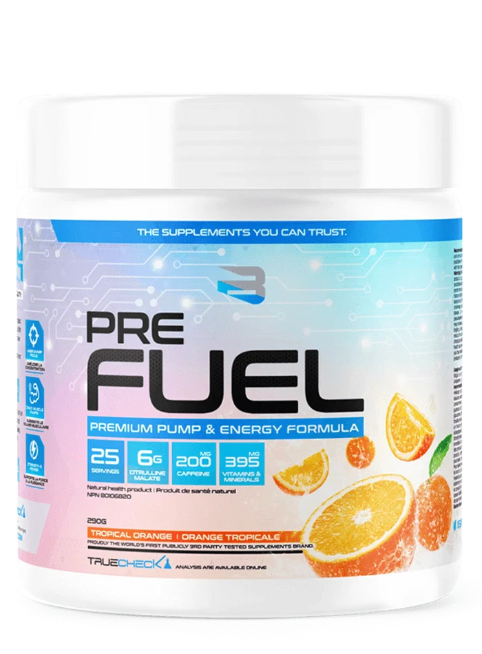 Believe Pre Fuel – Pré-Workout Pompe & Énergie Premium