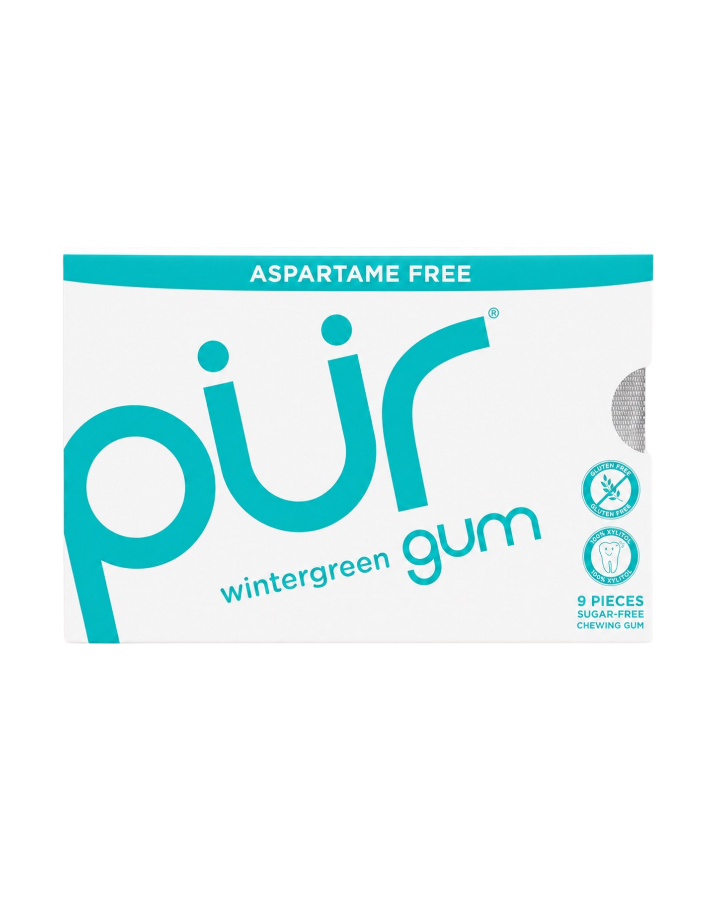 PUR - ASPARTAME FREE GUM - 9 MORCEAUX