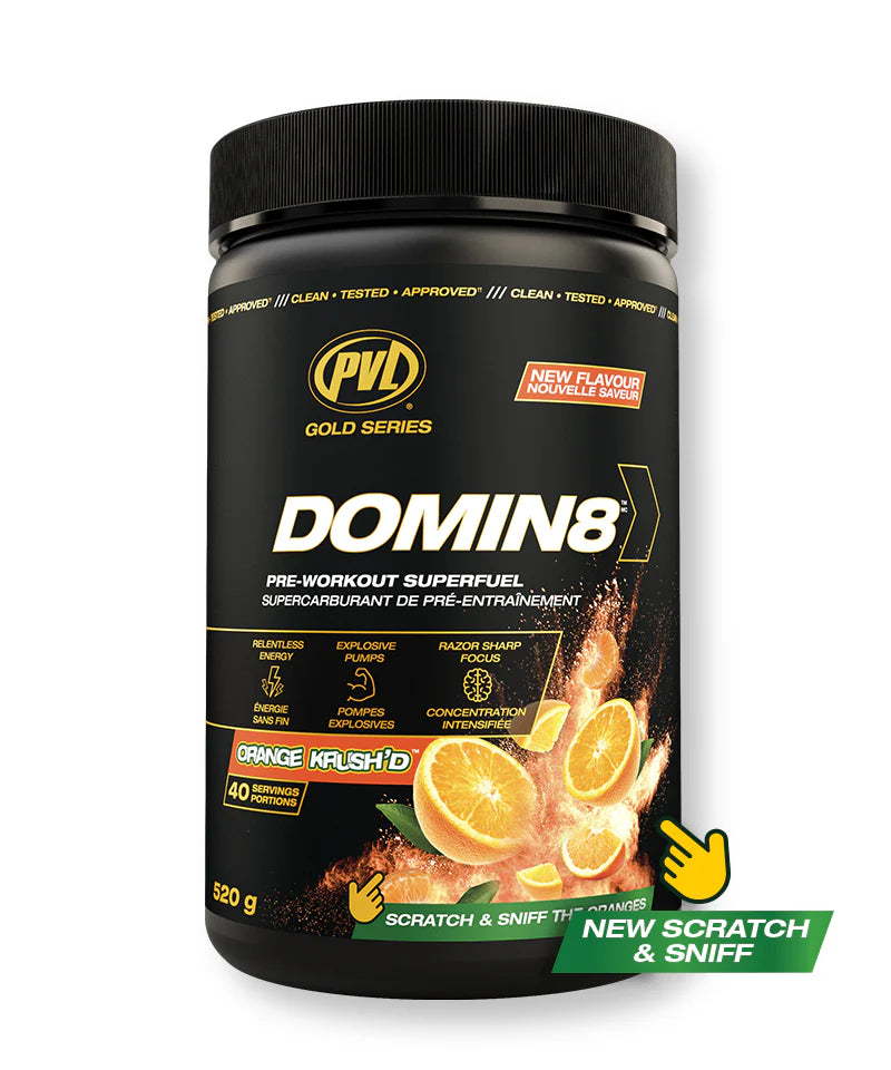 PVL - DOMIN8 - PRE-WORKOUT SUPERFUEL