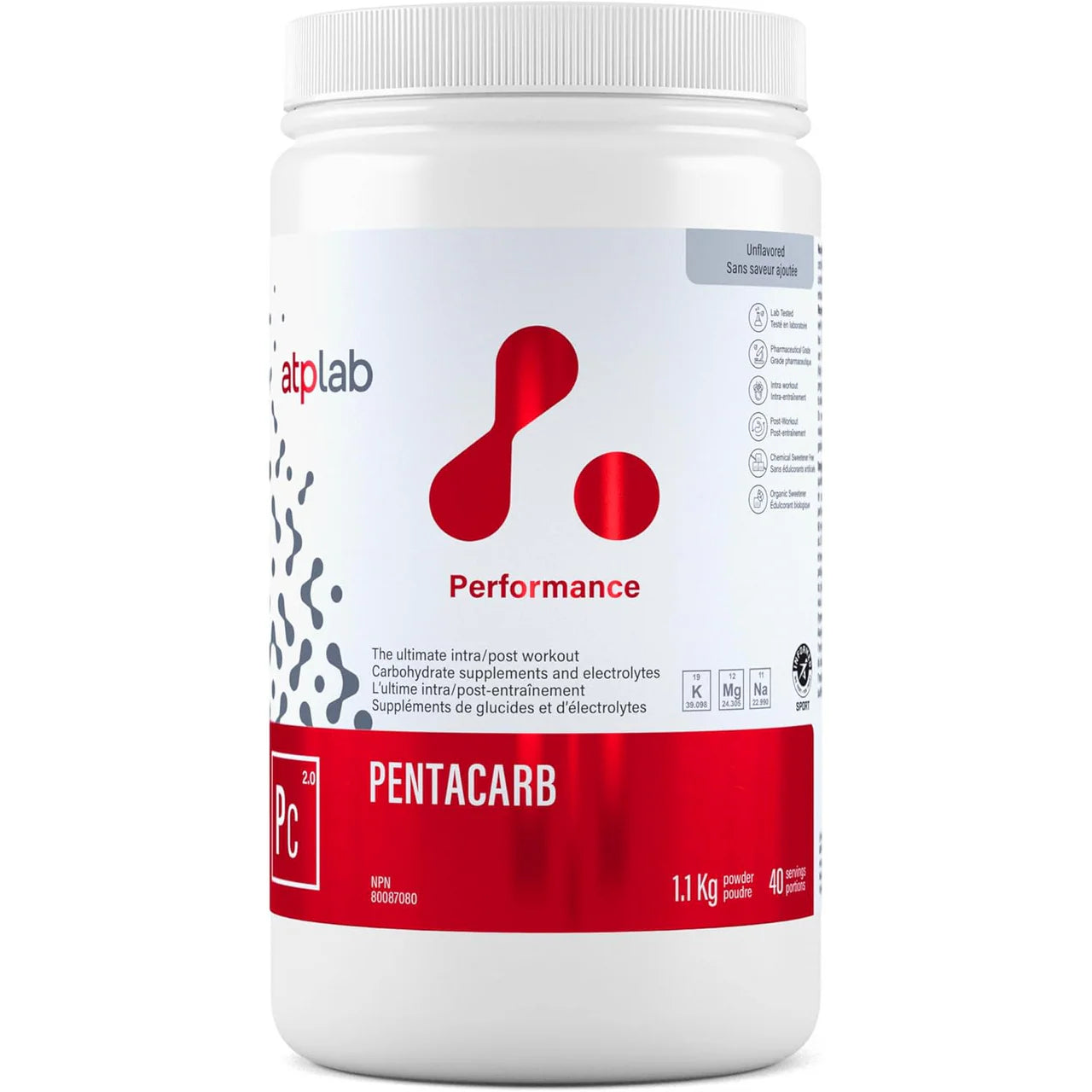 ATP Pentacarb – Glucides et électrolytes intra/post-entraînement | 1,1 kg