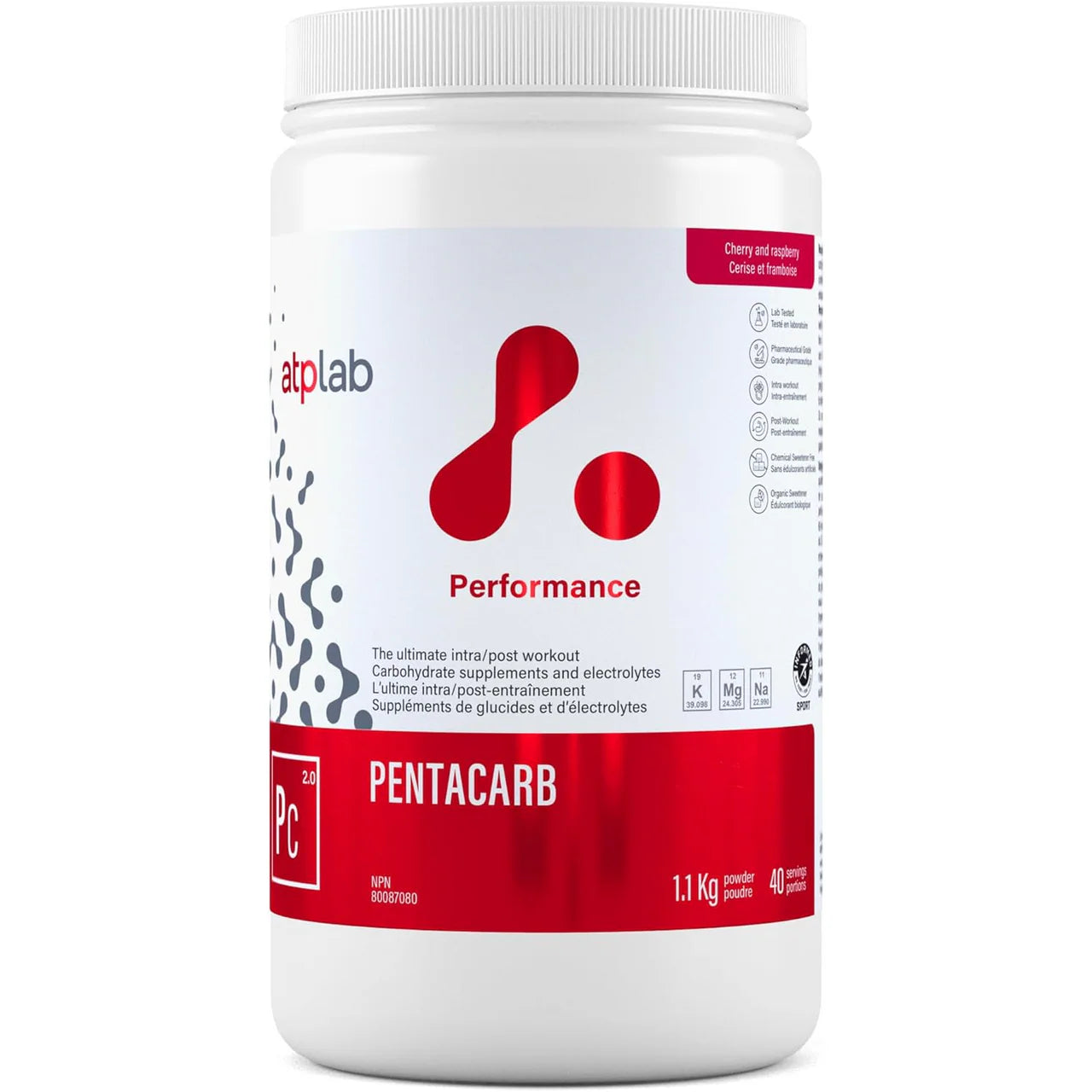 ATP Pentacarb – Glucides et électrolytes intra/post-entraînement | 1,1 kg