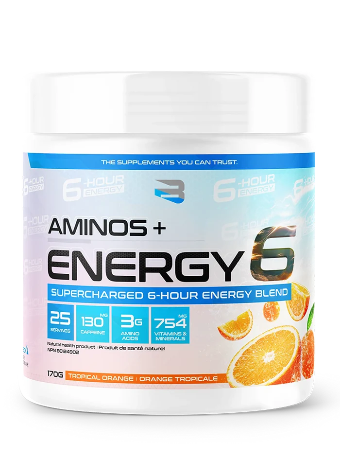 Believe Aminos + Energy 6 – Acides Aminés & Énergie 6 Heures