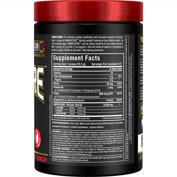 Allmax Aminocore BCAA – 90 Portions | Croissance & Récupération Musculaire