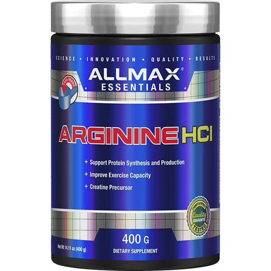 Allmax Arginine HCl – Endurance, Force & Vasodilatation | 400 g