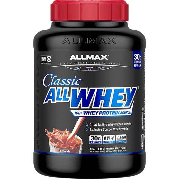 Allmax Classic AllWhey – Protéine en poudre 100% Whey | 5 lbs