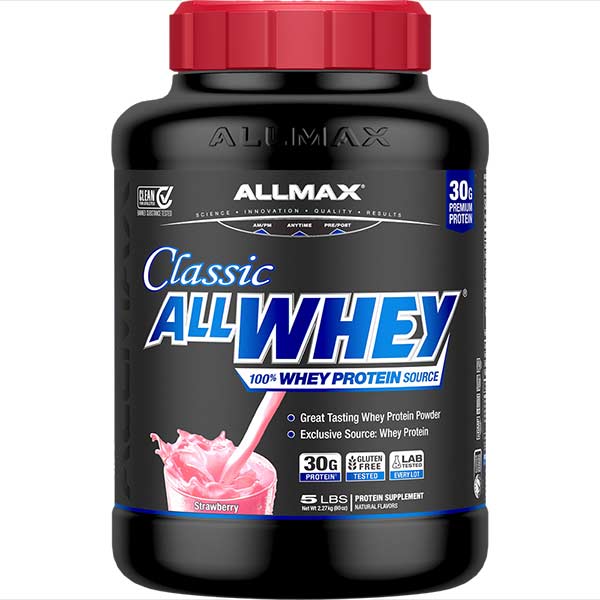 Allmax Classic AllWhey – Protéine en poudre 100% Whey | 5 lbs