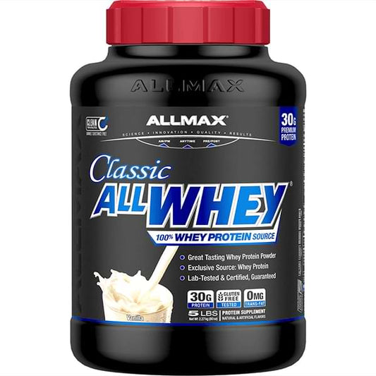 Allmax Classic AllWhey – Protéine en poudre 100% Whey | 5 lbs