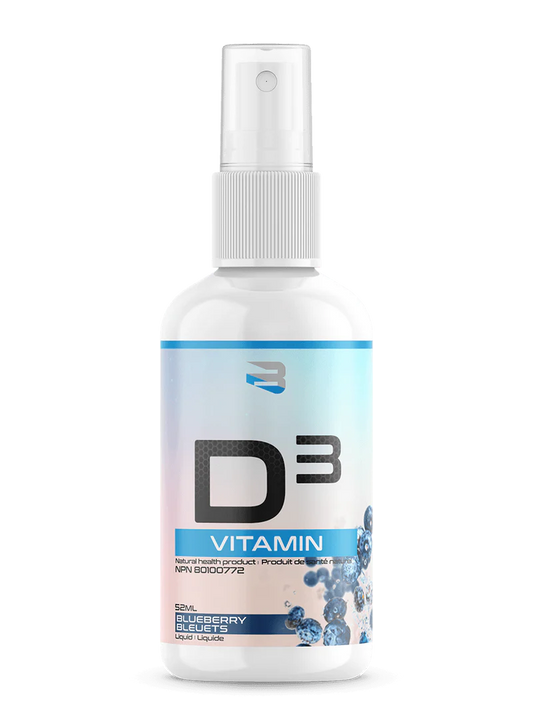 Vitamine D3 Spray – 1000 UI | Saveur Bleuet | Believe Supplements | 52 ml