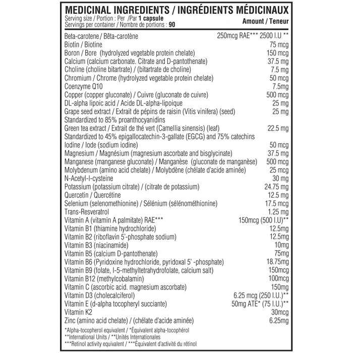 Believe Vitamin + Mineral Balance – Multivitamines & Minéraux Premium