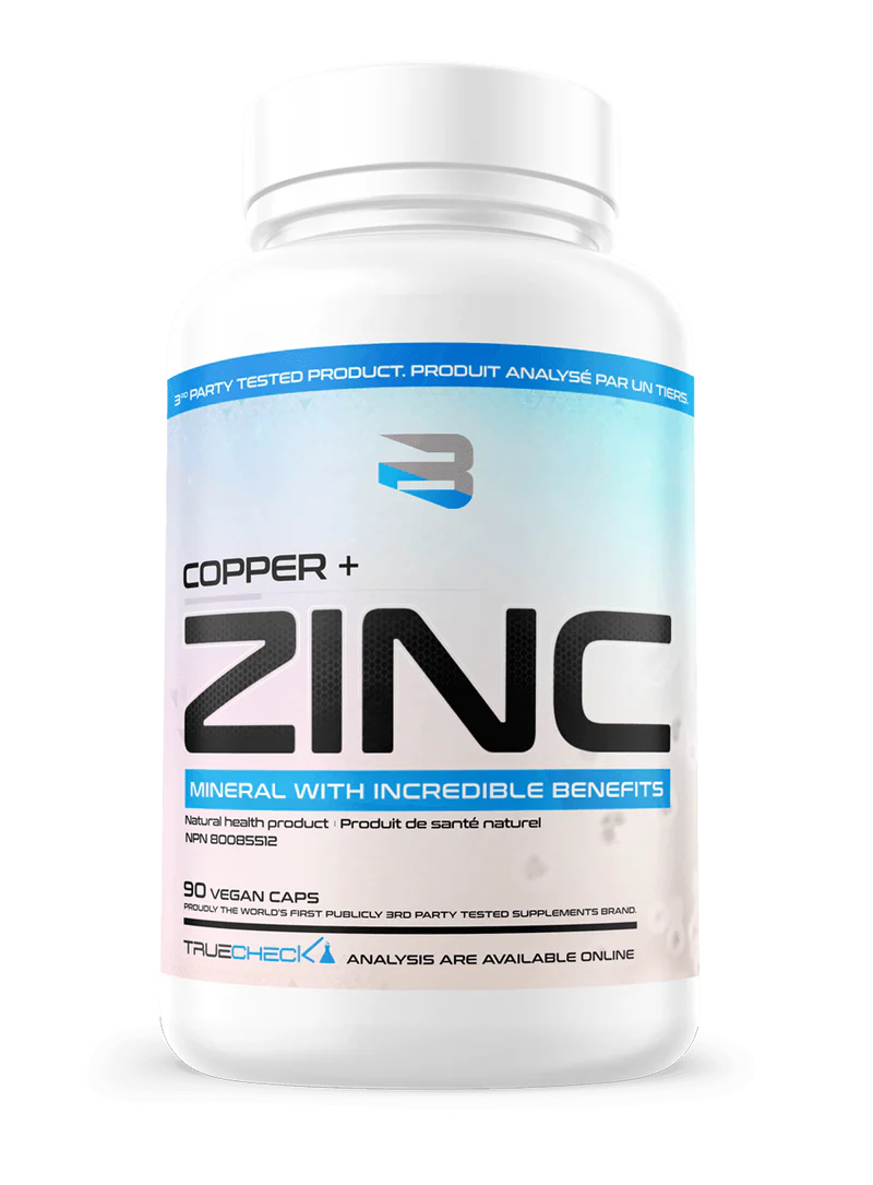 Zinc + Copper Bisglycinate – Believe Supplements | 90 vegan capsules