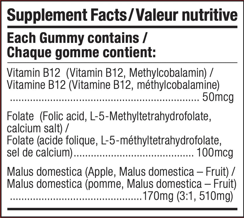SUKU APPLEY EVER AFTER – Apple Cider Vinegar Gummies + B12 & Folate