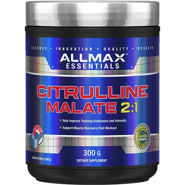Allmax Citrulline Malate 2:1 – Endurance & Récupération | 300 g