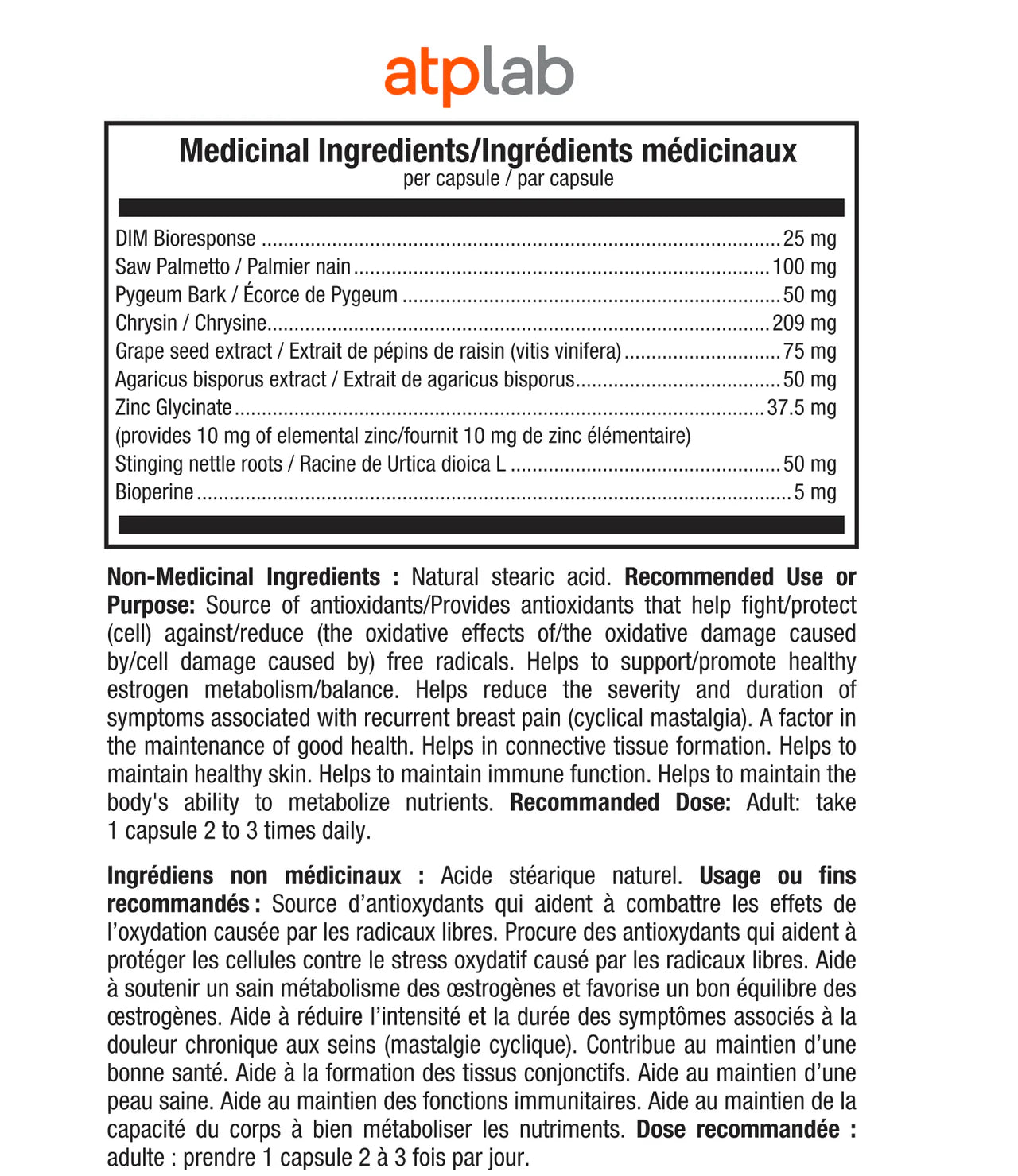 ATP Aromatek – Santé hormonale et métabolisme des estrogènes | 60 capsules