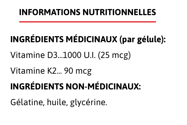 XPN – Vitamin D3 + K2 | Bone and Immune Health