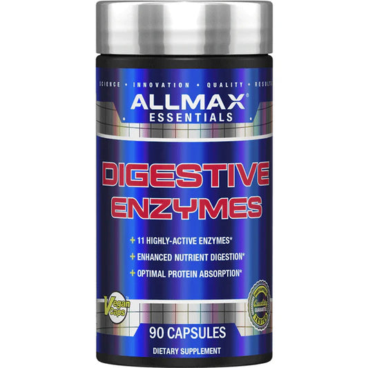 Allmax Digestive Enzymes – Améliore la digestion & l’absorption | 90 caps