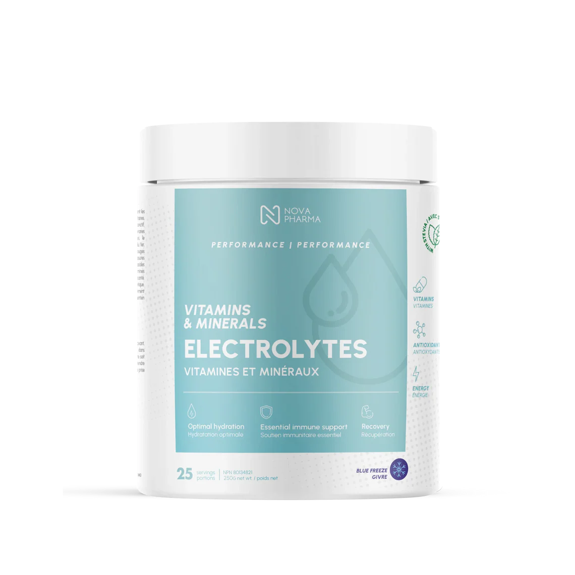 Nova Pharma Electrolytes | Hydratation optimale, vitamines & minéraux