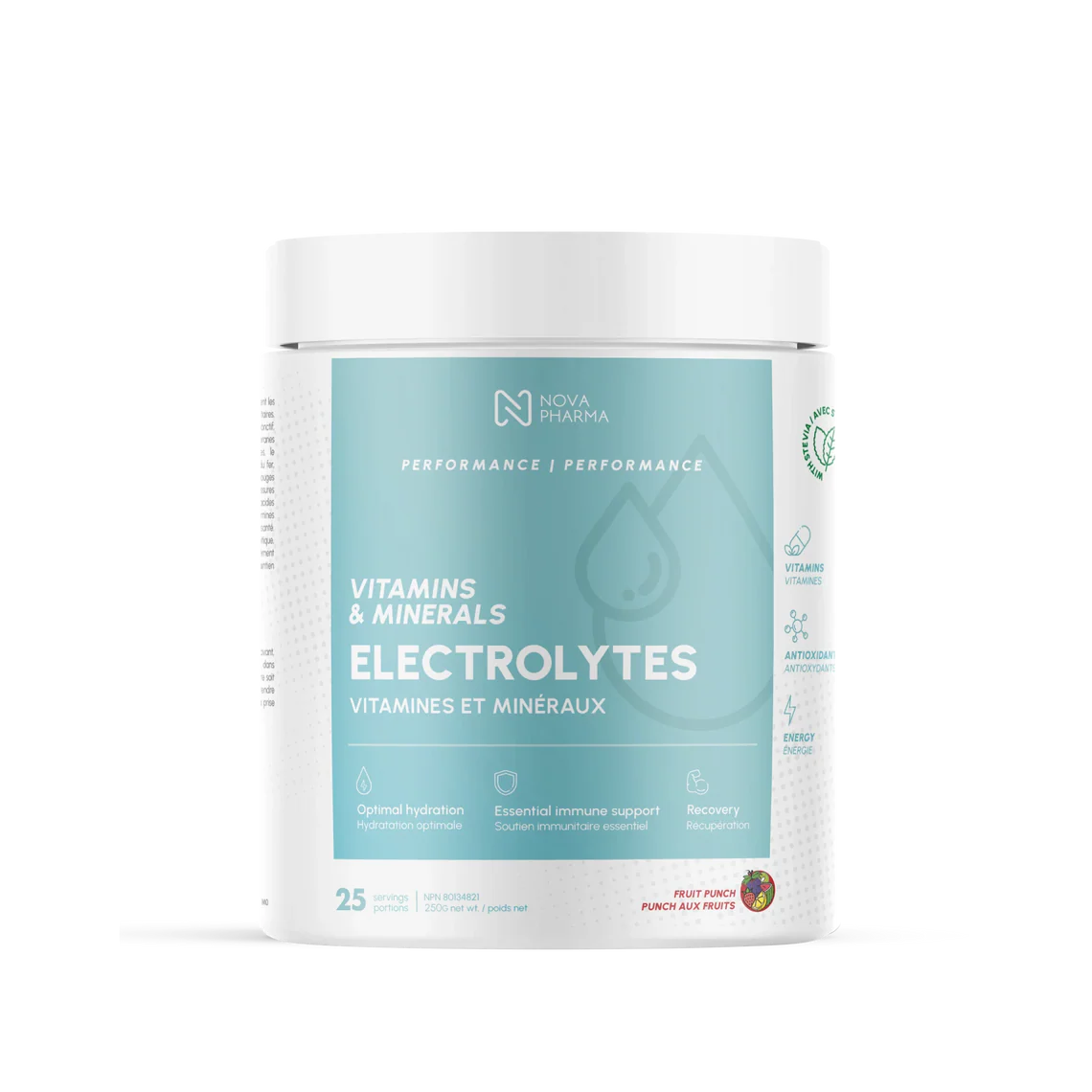 Nova Pharma Electrolytes | Hydratation optimale, vitamines & minéraux