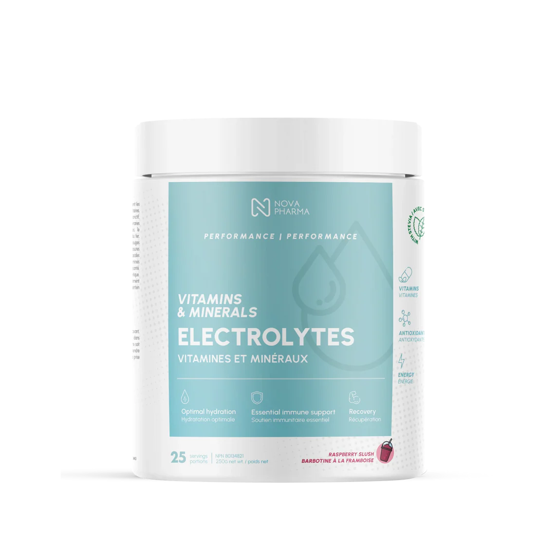 Nova Pharma Electrolytes | Hydratation optimale, vitamines & minéraux