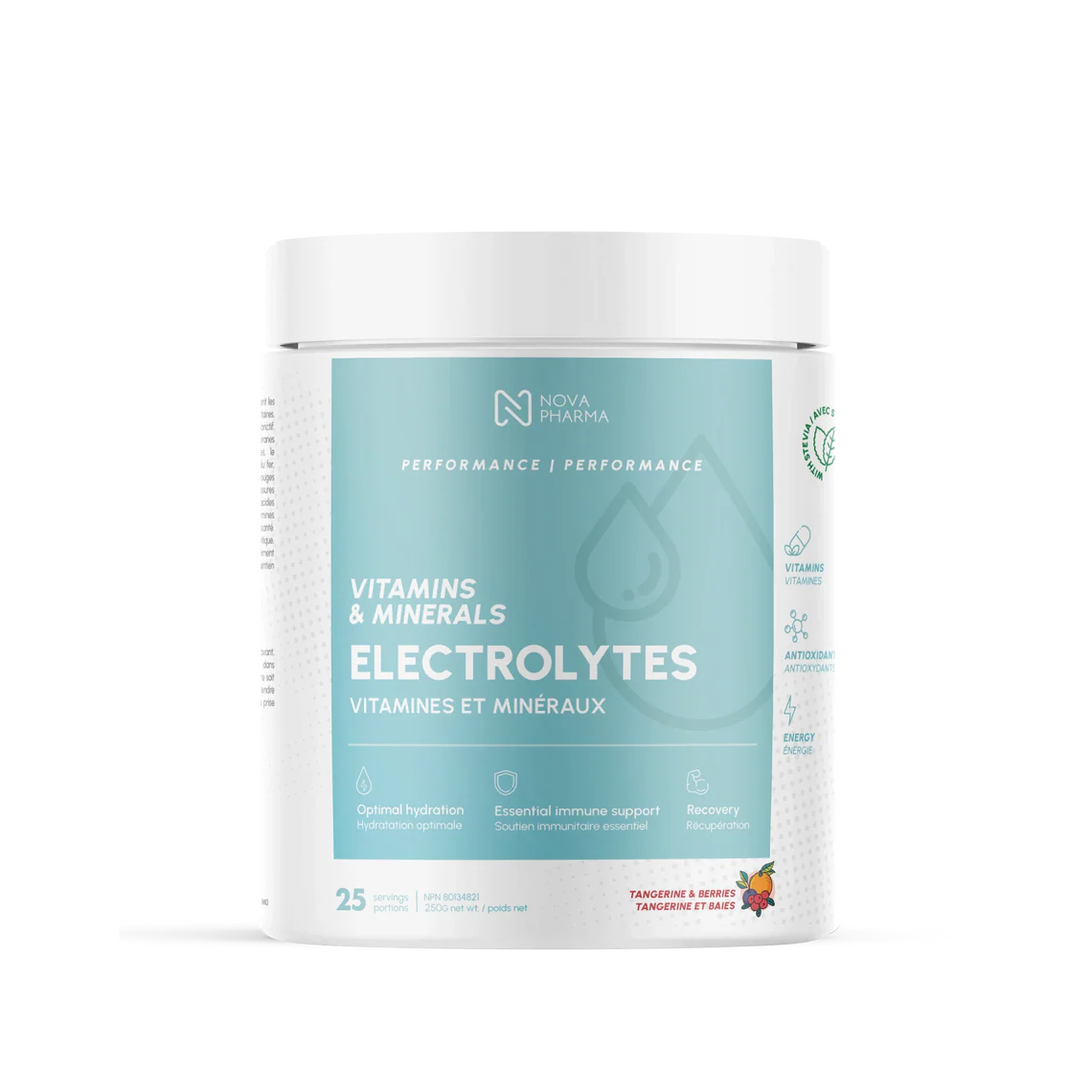 Nova Pharma Electrolytes | Hydratation optimale, vitamines & minéraux