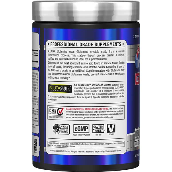 Allmax Glutamine – Récupération & Santé Immunitaire | 400 g
