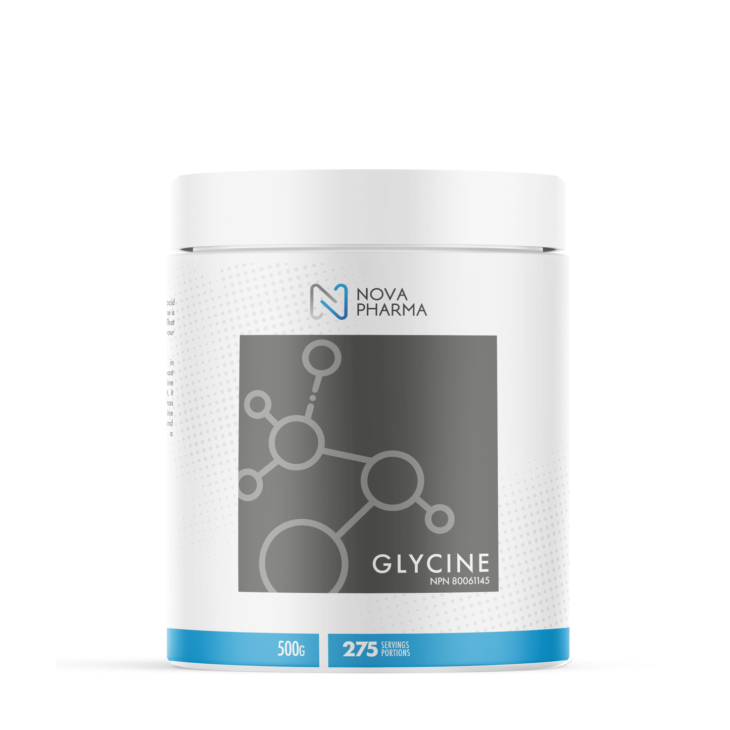 NOVA PHARMA - 100% PURE GLYCINE, 500 G