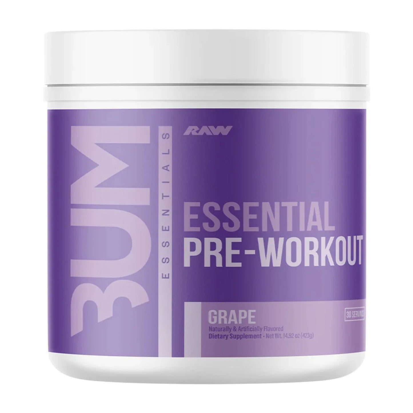 CBUM Raw Nutrition Essential Pre-Workout | Pré-entraînement puissant