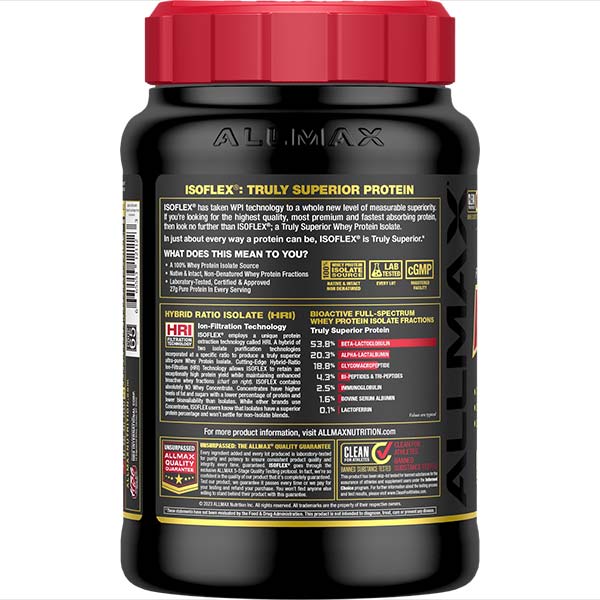llmax Isoflex – Protéine Isolate 100% Whey Pure | 90% Protéine