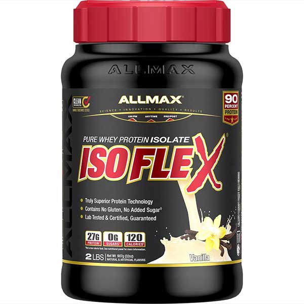 llmax Isoflex – Protéine Isolate 100% Whey Pure | 90% Protéine