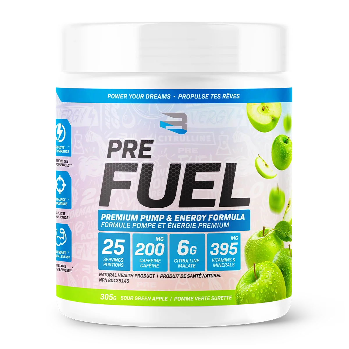Believe Pre Fuel – Pré-Workout Pompe & Énergie Premium