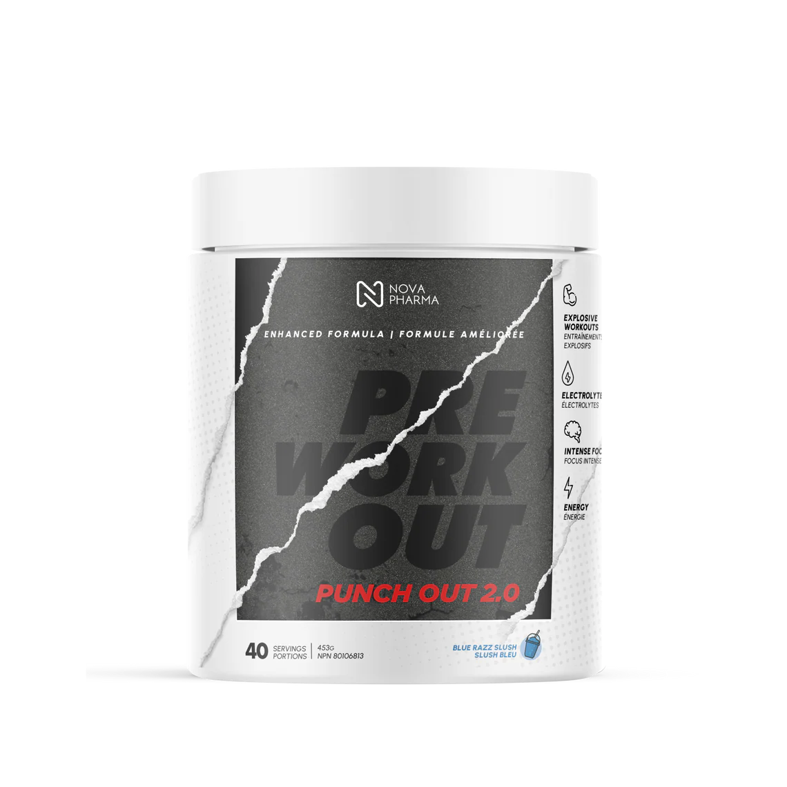 NOVA PHARMA - PUNCH OUT, 40 SERVINGS