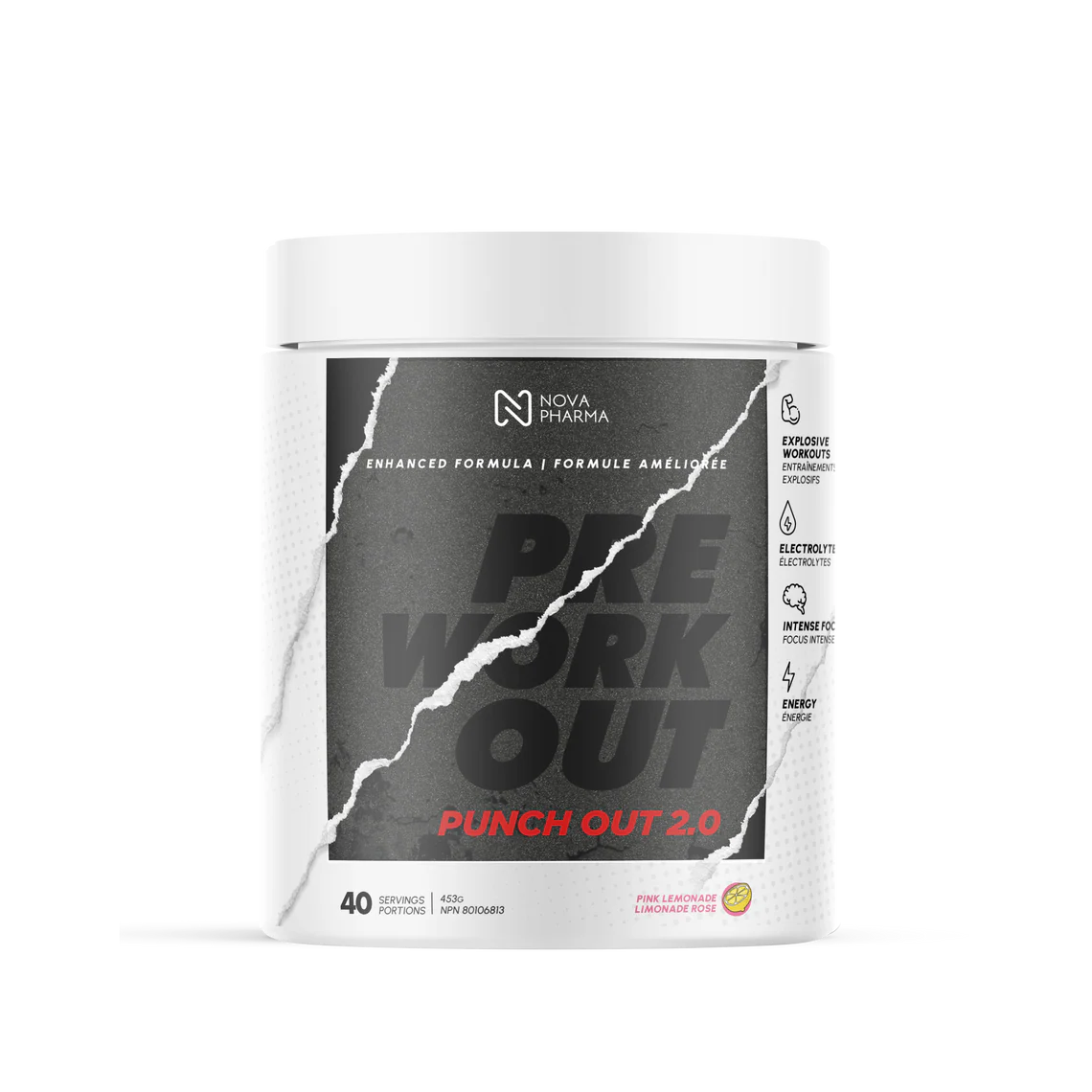 NOVA PHARMA - PUNCH OUT, 40 SERVINGS