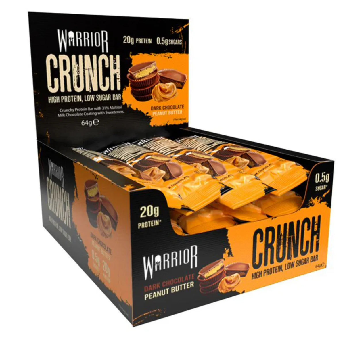 WARRIOR CRUNCH - BARRE PROTÉINÉE - 64G