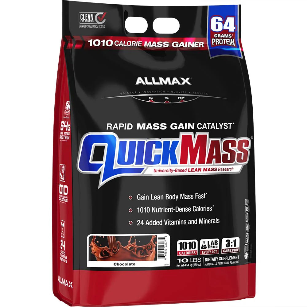 Allmax QuickMass – Gainer de Masse Musculaire Rapide | 10 lbs