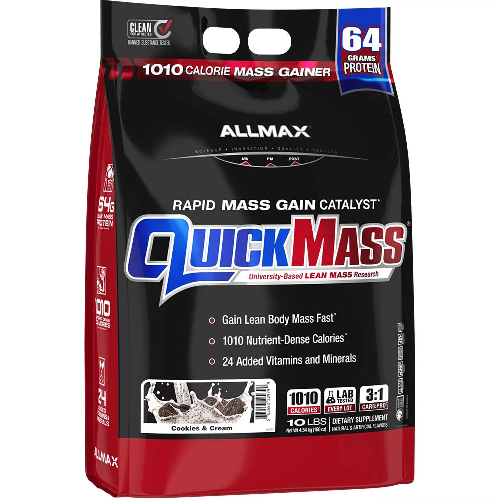 Allmax QuickMass – Gainer de Masse Musculaire Rapide | 10 lbs