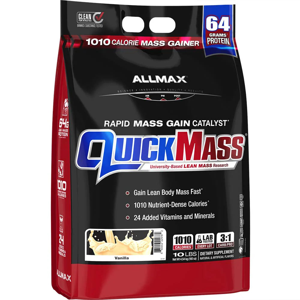 Allmax QuickMass – Gainer de Masse Musculaire Rapide | 10 lbs