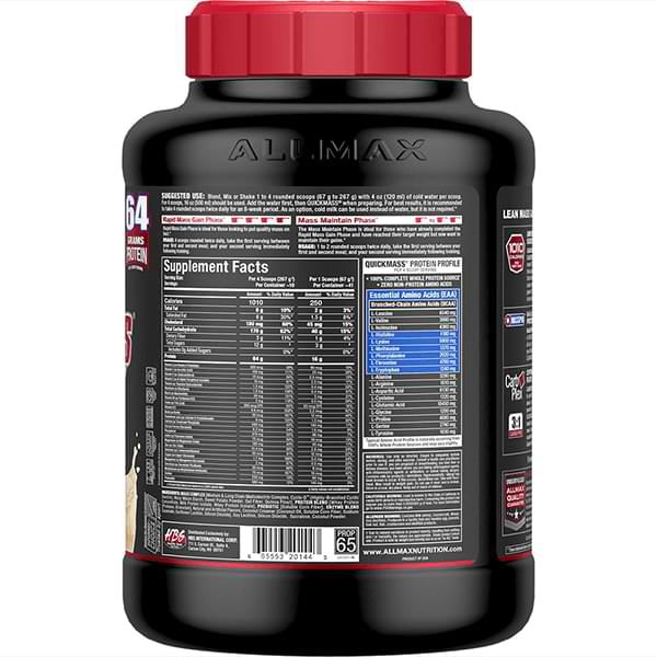 Allmax QuickMass – Gainer de Masse Musculaire Rapide | 10 lbs