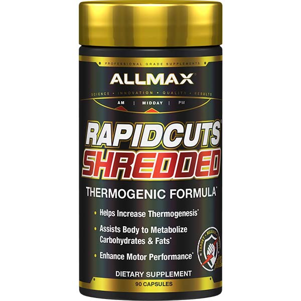 Allmax Rapidcuts Shredded – Brûleur de Graisses Thermogénique | 90 Capsules