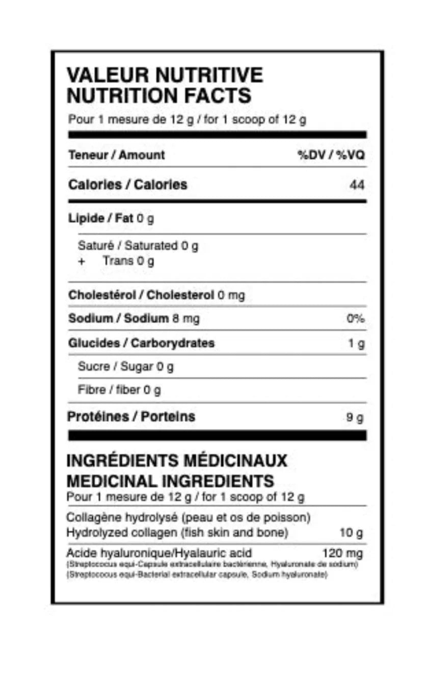 Marine Collagen + Hyaluronic Acid Salted Caramel – Unity Supplements | 360 g