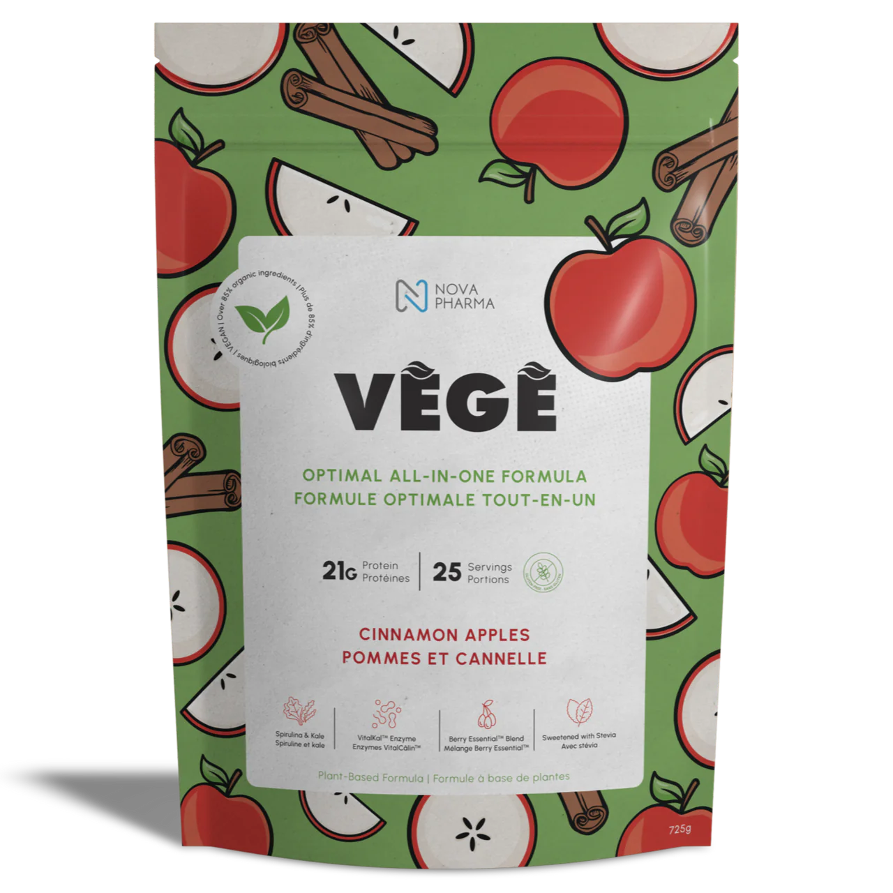 NOVA PHARMA - VÉGÉ - 25 PORTIONS