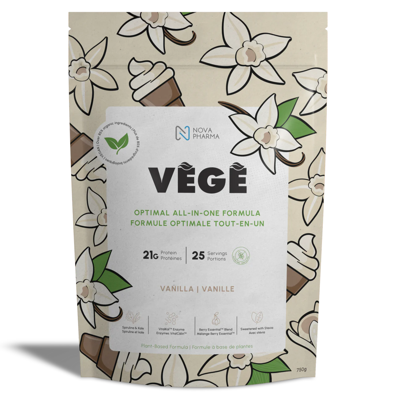 NOVA PHARMA - VÉGÉ - 25 PORTIONS