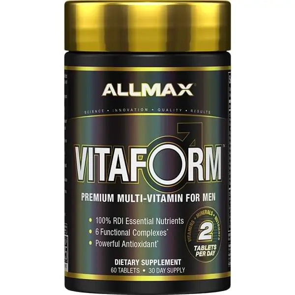 Allmax Vitaform Men – Multivitamines Premium pour Hommes | 60 Comprimés