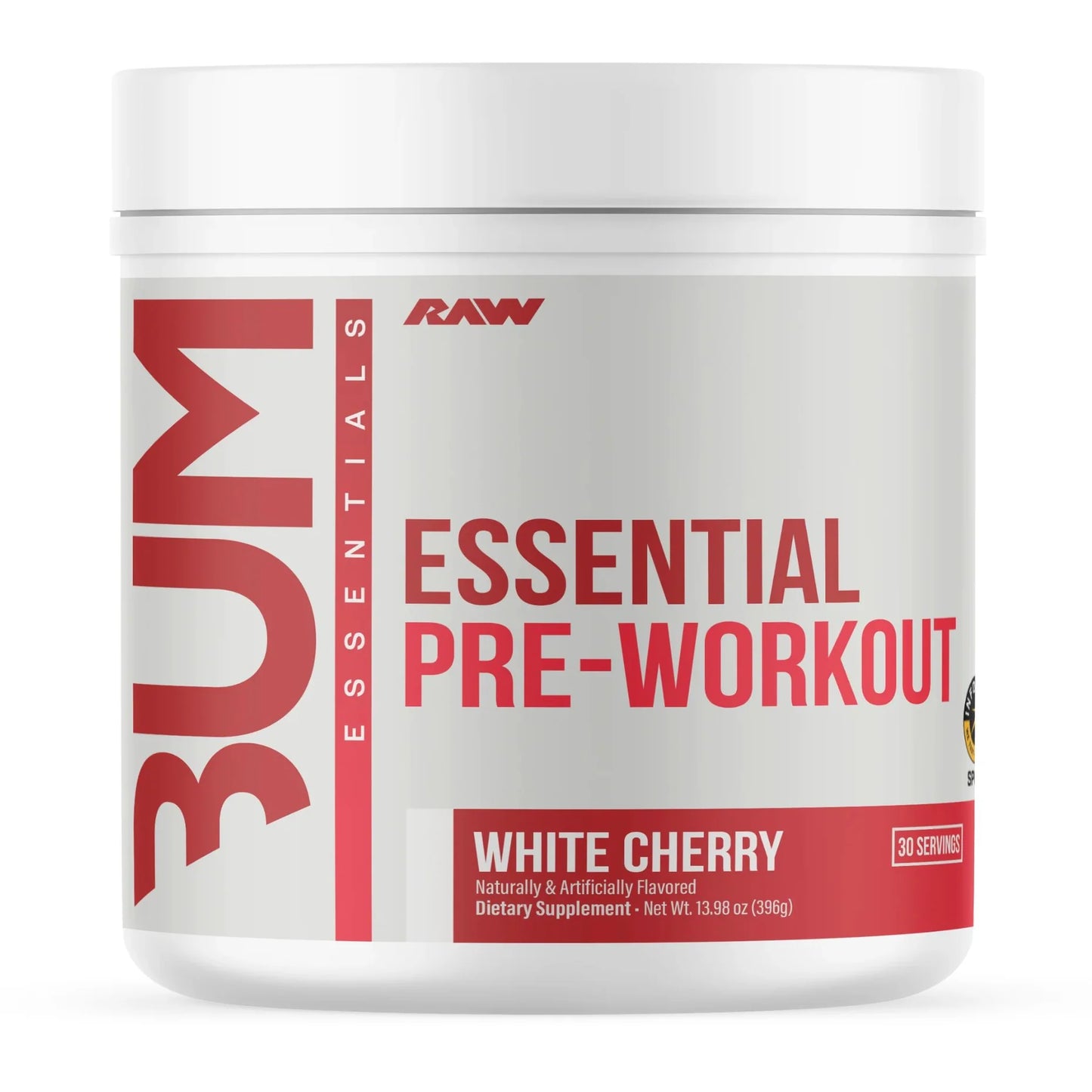 CBUM Raw Nutrition Essential Pre-Workout | Pré-entraînement puissant