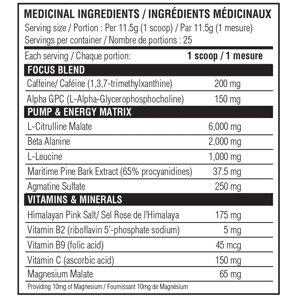 Believe Pre Fuel – Pré-Workout Pompe & Énergie Premium