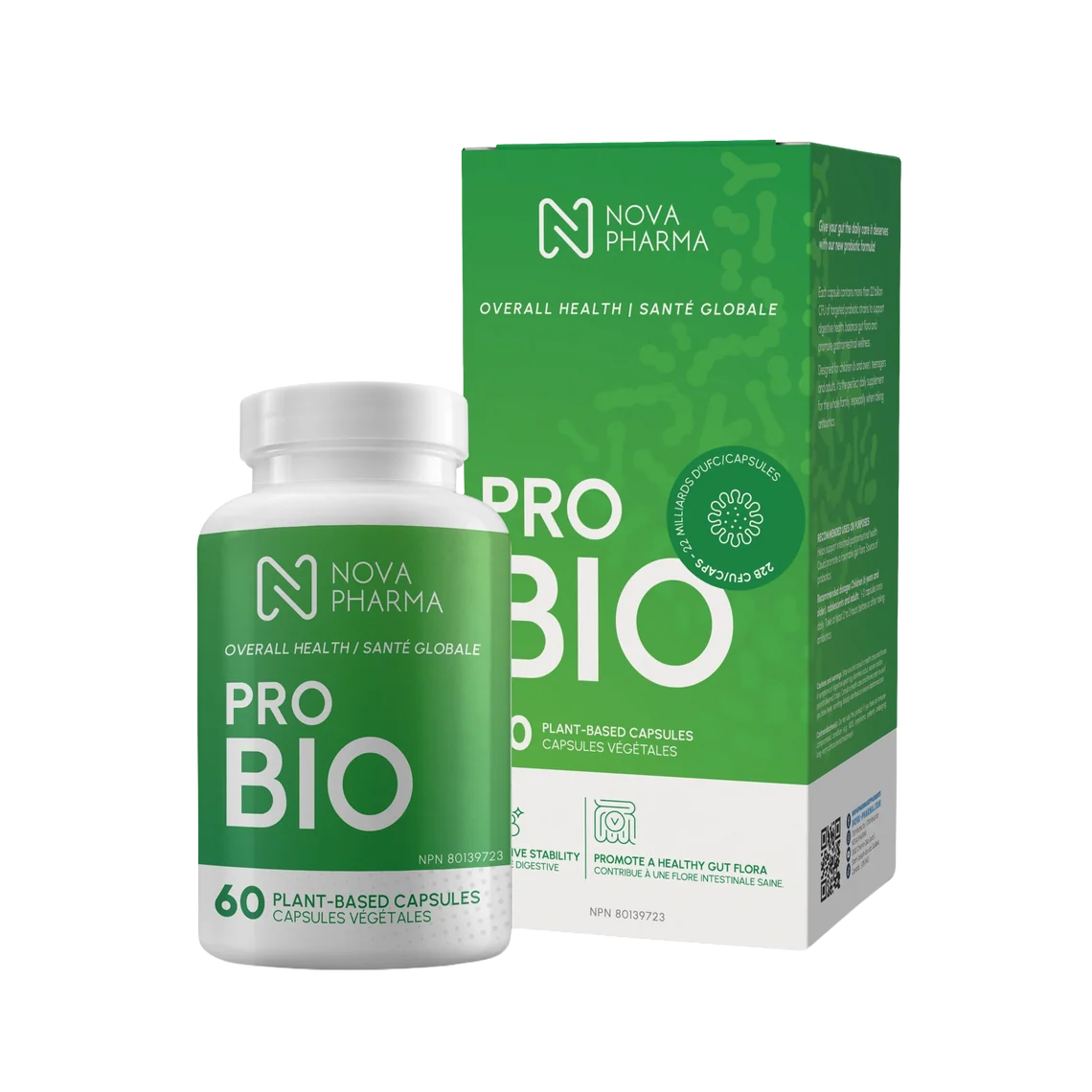 NOVA PHARMA - PRO BIO - 60 CAPSULES