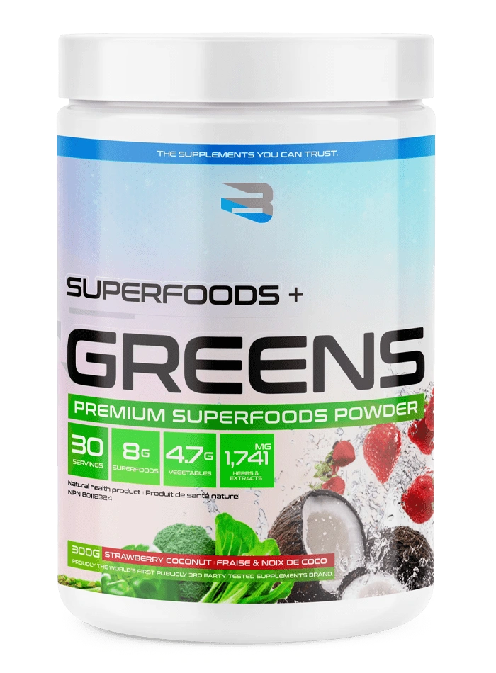 Believe Superfoods + Greens – Mélange Antioxydants & Végétaux Premium