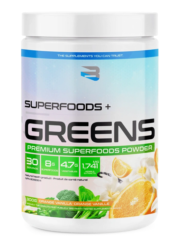 Believe Superfoods + Greens – Mélange Antioxydants & Végétaux Premium