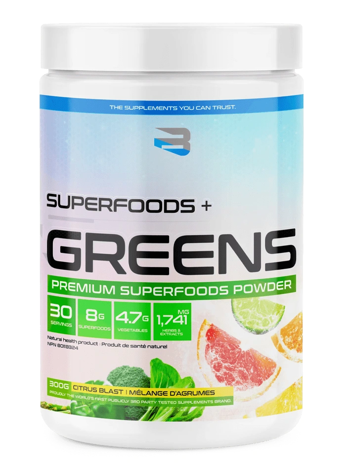 Believe Superfoods + Greens – Mélange Antioxydants & Végétaux Premium